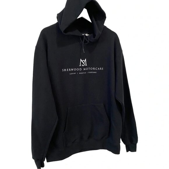 Champion Black Hoodie Sweatshirt Size L - Company Branded - Picture 1 of 14